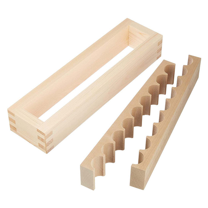 Ebm Wooden Rice Mold 9-Hole Create Perfectly Shaped Rice with Ease-Kiichin - The #1 Place for Japanese Goods in Your Hand!