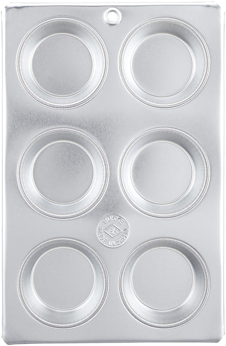 Endo Shoji Tin Muffin Type #10 Japan - 6 Cup Set-Kiichin - The #1 Place for Japanese Goods in Your Hand!