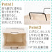 Fujiboeki Japan 32810 Slim Laundry Basket 37X27X60Cm Ivory-Kiichin - The #1 Place for Japanese Goods in Your Hand!