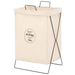 Fujiboeki Japan 32810 Slim Laundry Basket 37X27X60Cm Ivory-Kiichin - The #1 Place for Japanese Goods in Your Hand!