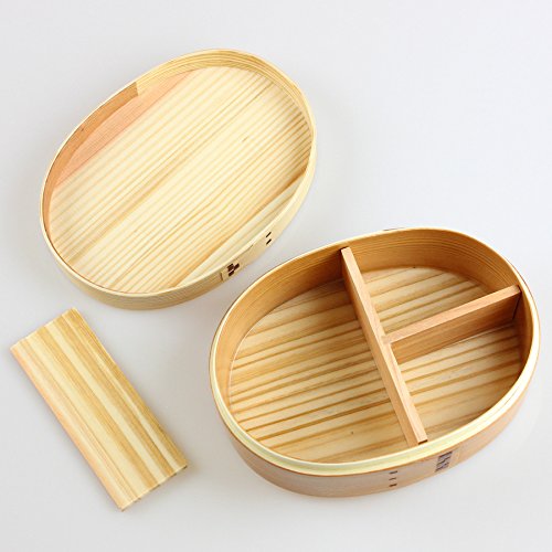 Eemon Of The Festival Japanese Magewappa Oval Bento Box - Natural Domestic Finish-Kiichin - The #1 Place for Japanese Goods in Your Hand!