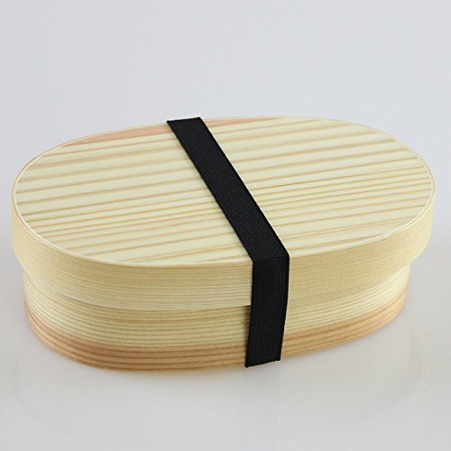Eemon Of The Festival Medium Oval Bento Box | Authentic Japanese Finish | Fujishiro Kogei Magewappa-Kiichin - The #1 Place for Japanese Goods in Your Hand!