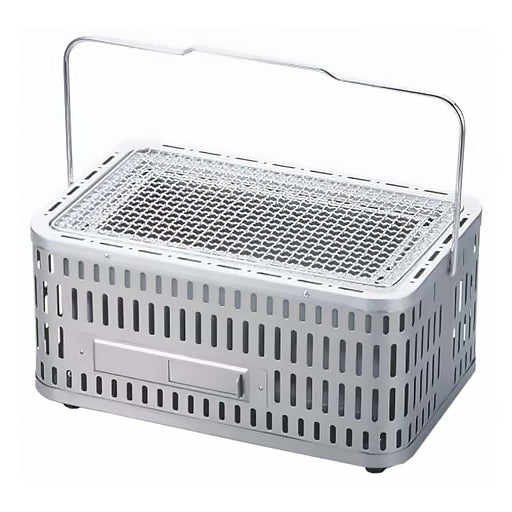 Green Life Steel Charcoal Konro Grill 45cm - The Ultimate Outdoor Cooking Experience-Kiichin - The #1 Place for Japanese Goods in Your Hand!