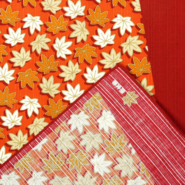 Hama Pattern Furoshiki 50Cm Haikara Momiji Red - Japanese Fabric-Kiichin - The #1 Place for Japanese Goods in Your Hand!