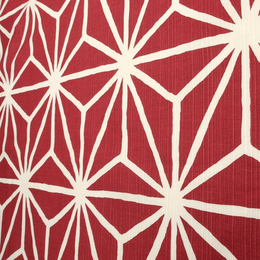 Hama Pattern Japanese Hemp Leaf Red Cloth - 90Cm Size-Kiichin - The #1 Place for Japanese Goods in Your Hand!