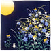 Hama Pattern Furoshiki 50Cm Japan Bellflower & Moonlight Navy Blue - Premium Quality-Kiichin - The #1 Place for Japanese Goods in Your Hand!