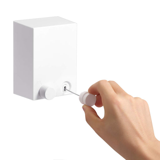 Homeme 4.2M Wall Hanging Clothesline Wire Stretchable, Waterproof, Rustproof, 20Kg Capacity-Kiichin - The #1 Place for Japanese Goods in Your Hand!