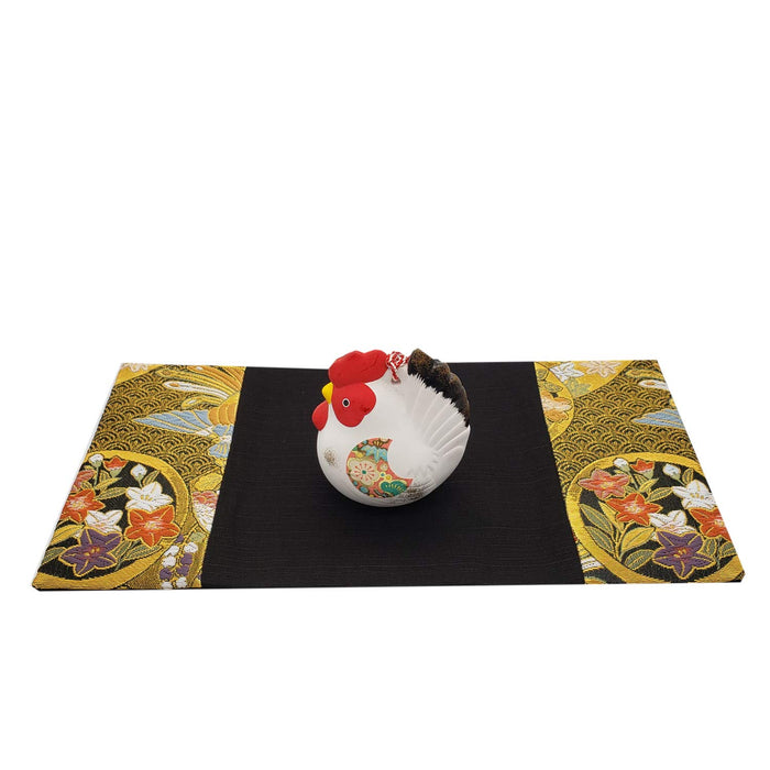 Shinsendo Japanese Vase Mat Figurine Incense Burner - Perfect for Japanese-Style Rooms with Obi-like Texture-Kiichin - The #1 Place for Japanese Goods in Your Hand!