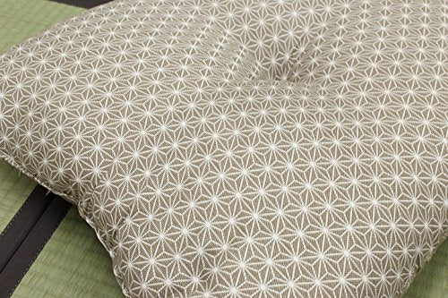 Ikehiko Corporation Japanese Meisen Zabuton Set 55X59Cm Beige-Kiichin - The #1 Place for Japanese Goods in Your Hand!