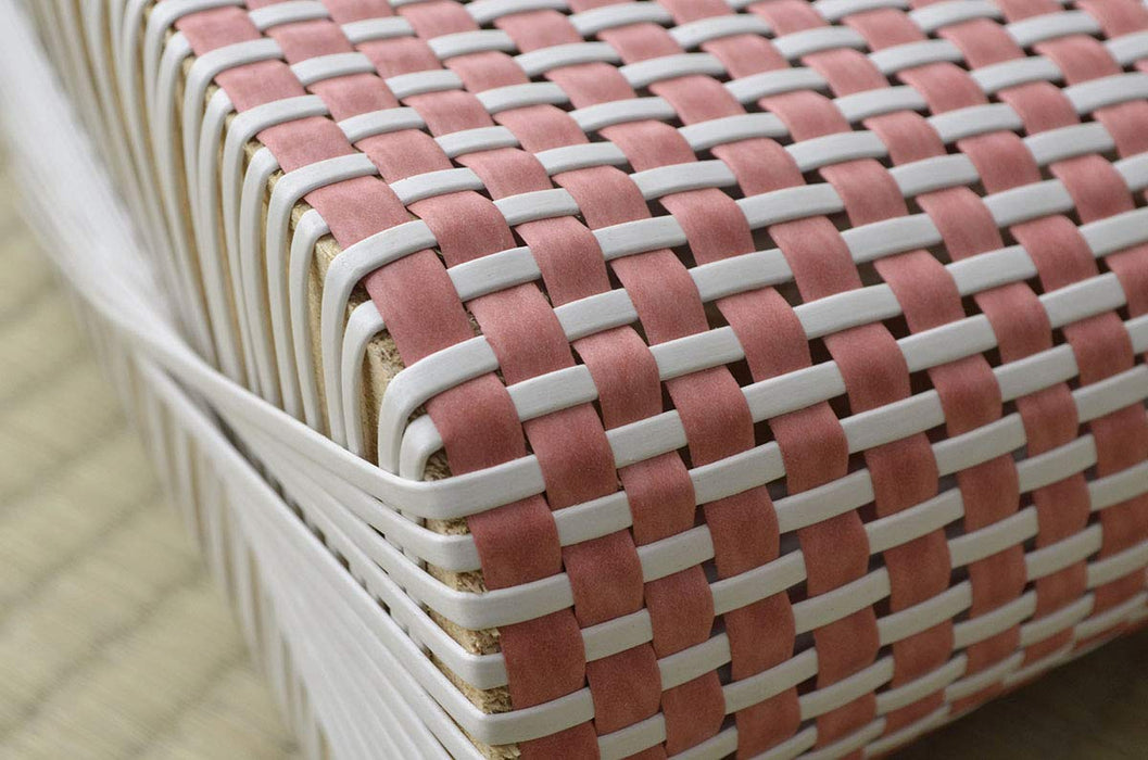 Ikehiko Corporation Red #3664029 Polypropylene Bedding Pillow - Lightweight & Long-lasting Hand-Woven Rattan Style from Japan-Kiichin - The #1 Place for Japanese Goods in Your Hand!