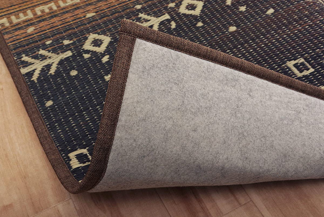 Ikehiko Japan Igusa Rug Mat Gabe Fx Sara Brown 60X180Cm #8482059-Kiichin - The #1 Place for Japanese Goods in Your Hand!