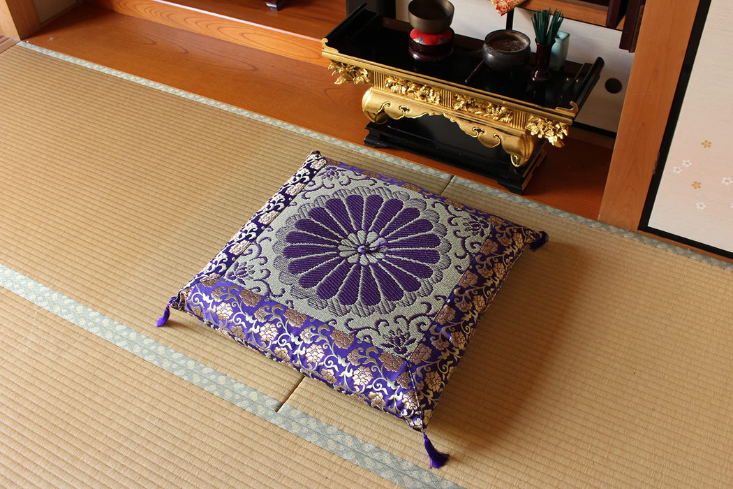 Ikehiko Corp Japanese Buddhist Altar Reversible Gozenzabuton 68X70Cm-Kiichin - The #1 Place for Japanese Goods in Your Hand!