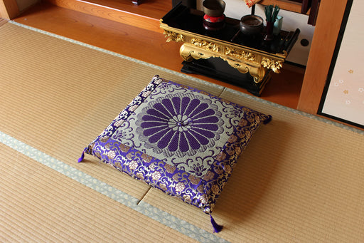 Ikehiko Corp Japanese Buddhist Altar Reversible Gozenzabuton 68X70Cm-Kiichin - The #1 Place for Japanese Goods in Your Hand!
