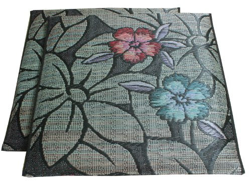 Ikehiko Corp Japan Rush Zabuton Nadeshiko 2-Piece Set Blue 60x60cm-Kiichin - The #1 Place for Japanese Goods in Your Hand!