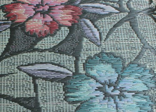 Ikehiko Corp Japan Rush Zabuton Nadeshiko 2-Piece Set Blue 60x60cm-Kiichin - The #1 Place for Japanese Goods in Your Hand!