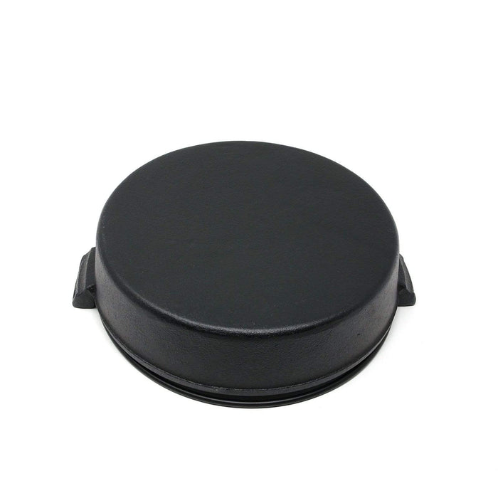 Ikenaga 22cm Induction Cast-Iron Sukiyaki Pan with Dual Handles-Kiichin - The #1 Place for Japanese Goods in Your Hand!