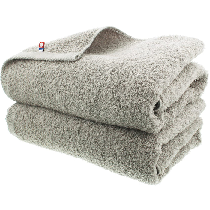 Imabari Factory Japan Certified Bath Towel - Light Gray 120X60Cm-Kiichin - The #1 Place for Japanese Goods in Your Hand!