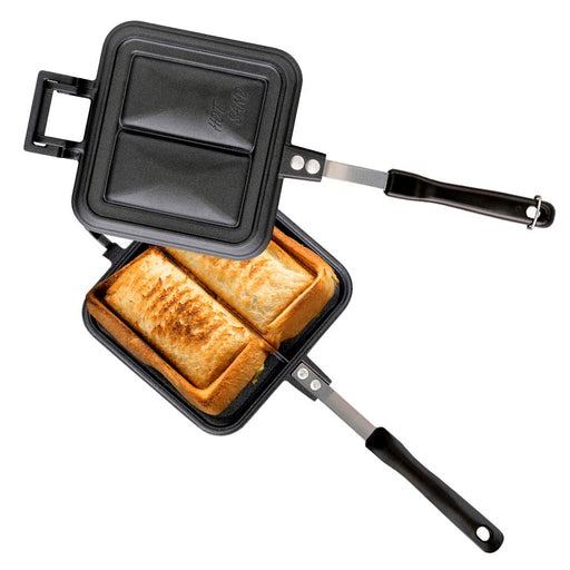 Iris Ohyama Gas Fire Hot Sand Maker - Easy to Clean, Double Inner Press, Japan Black-Kiichin - The #1 Place for Japanese Goods in Your Hand!