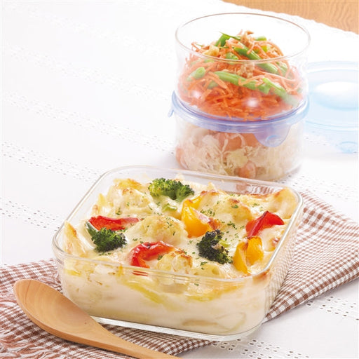 Iwaki 1.3L Round Heat-Resistant Glass Food Container-Kiichin - The #1 Place for Japanese Goods in Your Hand!