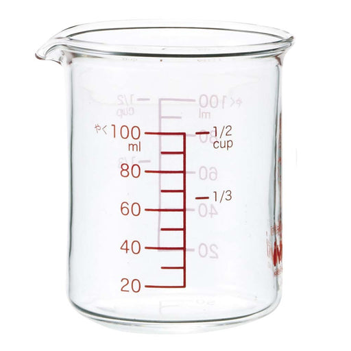 Iwaki 100ml Heat Resistant Glass Measuring Cup-Kiichin - The #1 Place for Japanese Goods in Your Hand!