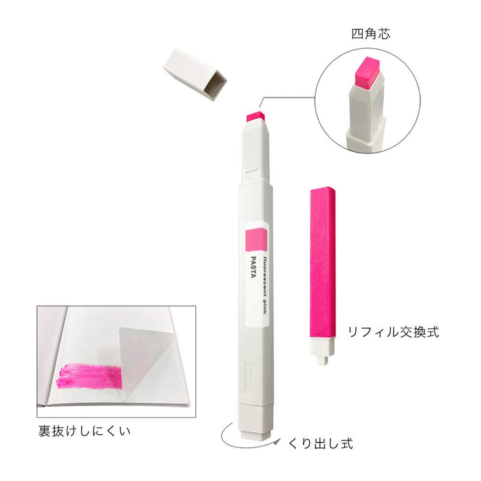 Kokuyo Japan Pastel Fluorescent Graphic Marker Set - 5 Colors-Kiichin - The #1 Place for Japanese Goods in Your Hand!