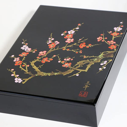 Kobayashi Lacquerware A4 Wooden Letter Box - Wedding, Family Celebration, Housewarming Gift-Kiichin - The #1 Place for Japanese Goods in Your Hand!