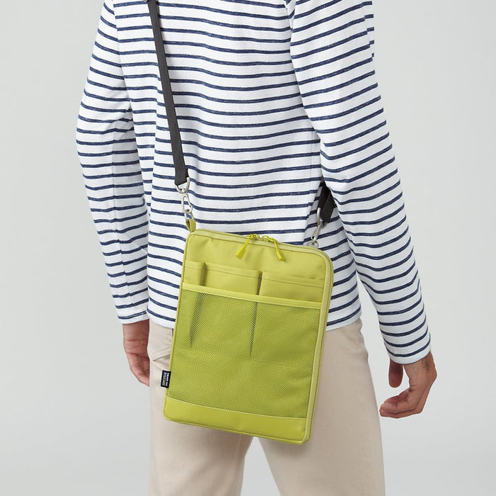 Lihit Lab A4 Vertical Bag In Bag - Red (A7683-3) | Japan Priority-Kiichin - The #1 Place for Japanese Goods in Your Hand!