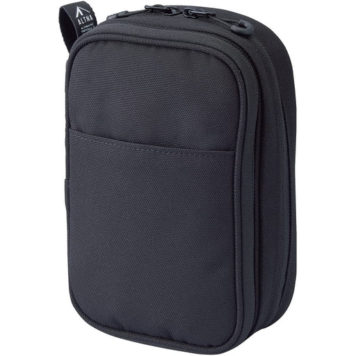 Lihit Lab Japan Cordura Double Pen Pouch A7765-24 Black-Kiichin - The #1 Place for Japanese Goods in Your Hand!