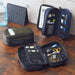 Lihit Lab Japan Cordura Double Pen Pouch A7765-24 Black-Kiichin - The #1 Place for Japanese Goods in Your Hand!