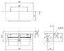 Lixil Inax Double Paper Roller Shelf - White, Japan (Cf-Aa64Ku/Wa)-Kiichin - The #1 Place for Japanese Goods in Your Hand!