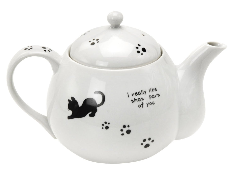 Itsumi Pottery Mino Ware Karugaru Mk Pot Black Cat 051148 - Made In Japan-Kiichin - The #1 Place for Japanese Goods in Your Hand!