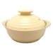 Miyawo Thermatech Ceramic Induction Donabe Casserole 9-Go - Beige Premium Ceramic Induction Cookware-Kiichin - The #1 Place for Japanese Goods in Your Hand!