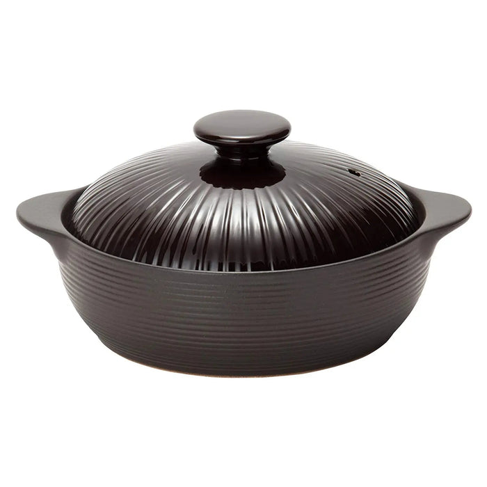 Miyawo Thermatech Ceramic Induction Donabe Casserole - 8-Go Chocolate-Kiichin - The #1 Place for Japanese Goods in Your Hand!