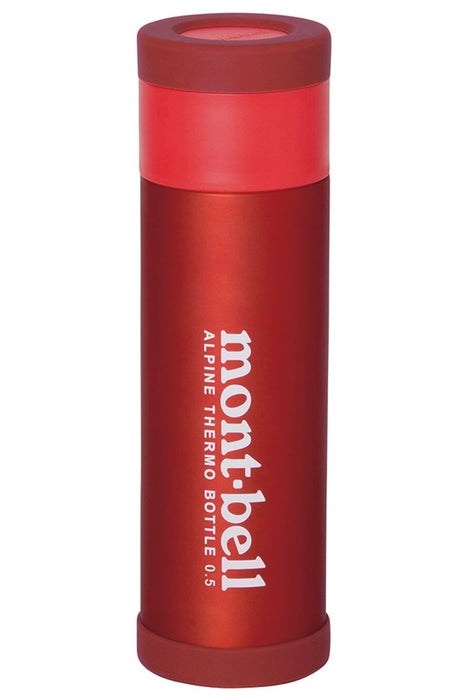 Mont-Bell 0.5L Red Alpine Thermo Bottle - Japan 1124617-Kiichin - The #1 Place for Japanese Goods in Your Hand!