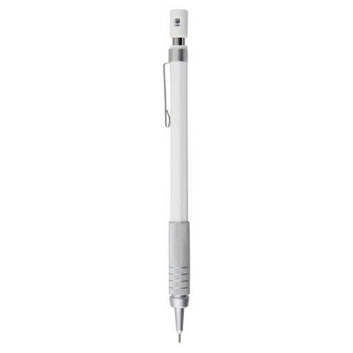 Mujirushi Ryohin Low Center of Gravity Mechanical Pencil - White, 0.5mm Core Diameter-Kiichin - The #1 Place for Japanese Goods in Your Hand!
