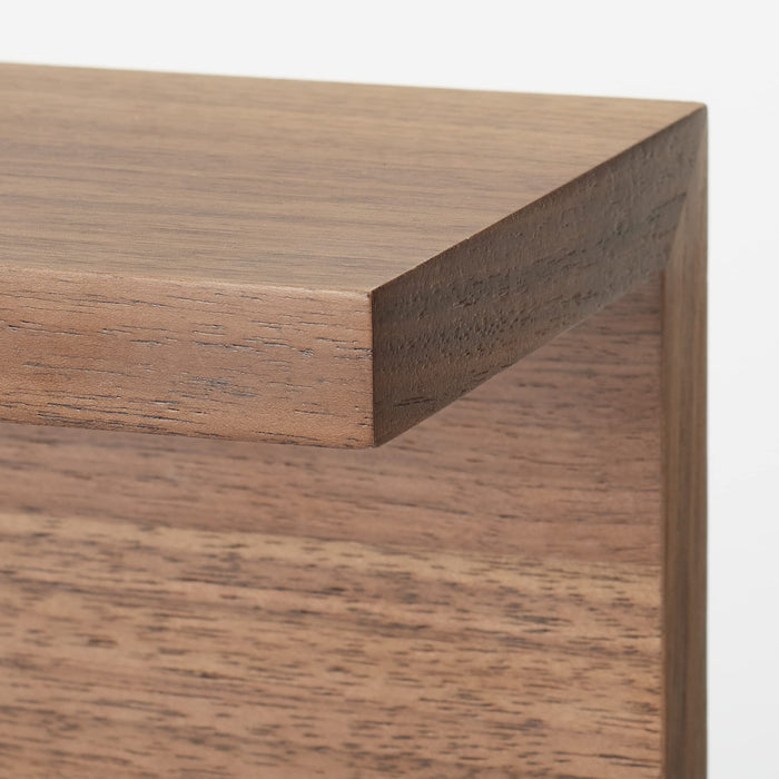 Mujirushi Ryohin Japan Walnut Wall Shelf - 88x12x10cm-Kiichin - The #1 Place for Japanese Goods in Your Hand!