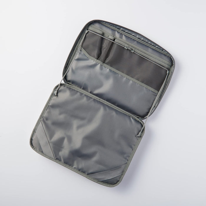 Mujirushi Ryohin A4 Computer Case - Gray, Japan (44596609)-Kiichin - The #1 Place for Japanese Goods in Your Hand!