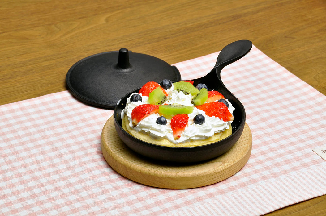 Eugen Nanbu Tekki 14cm Mini Pan with Lid - Ogasawara Rikucho-Kiichin - The #1 Place for Japanese Goods in Your Hand!