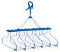 Nishida Japan Laundry Drying Skip Hanger - Dark Blue, 11-Strand, 54X49X40Cm-Kiichin - The #1 Place for Japanese Goods in Your Hand!