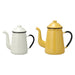 Noda Horo Enamel Coffee Pot #11 - Camel Stylish and Functional Kitchenware-Kiichin - The #1 Place for Japanese Goods in Your Hand!