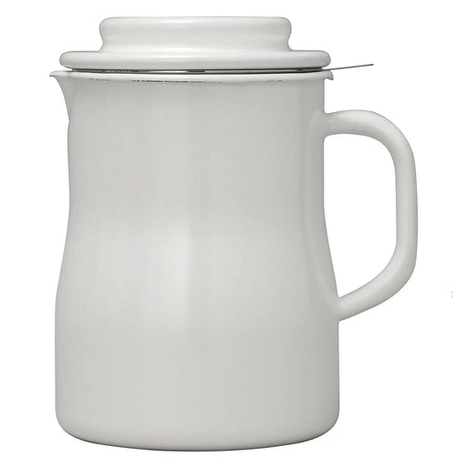 Noda Horo Enamel Oil Pot 2.3L - Premium Quality Kitchen Essential-Kiichin - The #1 Place for Japanese Goods in Your Hand!