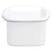 Noda Horo Enamel Square Food Containers with Lid - White Series-Kiichin - The #1 Place for Japanese Goods in Your Hand!