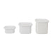 Noda Horo Enamel Square Food Containers with Lid - White Series-Kiichin - The #1 Place for Japanese Goods in Your Hand!