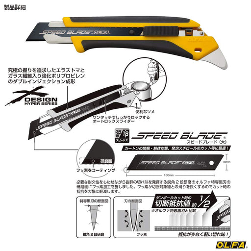 Japanese-Made Olfa Speed Hyper Al Type 227B High-Quality and Efficient-Kiichin - The #1 Place for Japanese Goods in Your Hand!