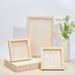 Olycraft 8-Piece Canvas Art Supplies Wooden Drawing Board, Pine Tree Frame, Square Wood Frame, Unfinished Clay Art Crafts Room Decoration-Kiichin - The #1 Place for Japanese Goods in Your Hand!