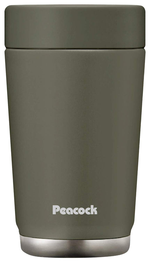 Peacock Thermos Industry Lunch Jar - Insulated 0.5L Khaki Japan Lk-50K-Kiichin - The #1 Place for Japanese Goods in Your Hand!