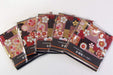 Shinsendo Japanese Kimono Coaster Set (Red Cherry Blossom) - Elegant Gift in Gold Box-Kiichin - The #1 Place for Japanese Goods in Your Hand!