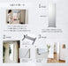 Refex Japan Fitness Stand Mirror - Unbreakable Lightweight (60X180Cm) - Silver-Kiichin - The #1 Place for Japanese Goods in Your Hand!