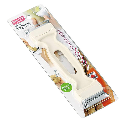 Shimomura Kougyou Ajishokubo Double Peeler ADP-611 Japan Niigata Tsubamesanjo-Kiichin - The #1 Place for Japanese Goods in Your Hand!