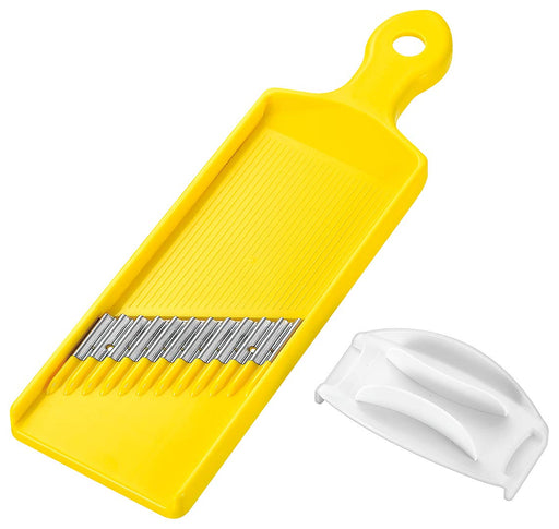 Shimomura Kogyo FV-636 Waffle Slicer Japan Made Niigata Tsubame-Sanjo ABS Stainless Steel Yellow-Kiichin - The #1 Place for Japanese Goods in Your Hand!